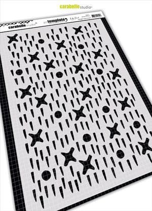 Carabelle Studio - Stencil - A4 - Noughts and Crosses by Kate Crane