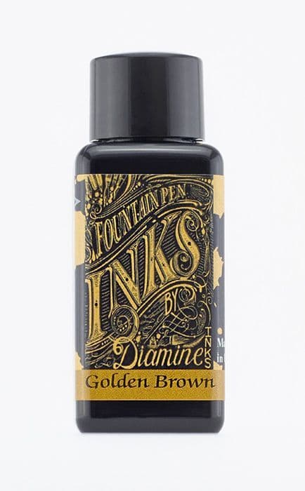 Diamine - Fountain Pen Ink - 30ml - Golden Brown
