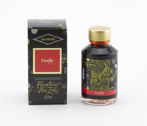 Diamine - Fountain Pen Ink - Shimmer  Ink 50ml - Firefly