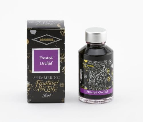 Diamine - Fountain Pen Ink - Shimmer  Ink 50ml - Frosted Orchid
