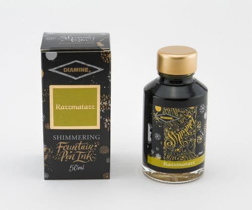 Diamine - Fountain Pen Ink - Shimmer  Ink 50ml - Razzmatazz