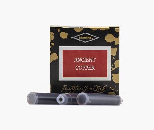 Diamine - Ink Cartridges - 6 Pack - Ancient Copper