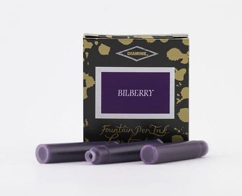 Diamine - Ink Cartridges - 6 Pack - Bilberry