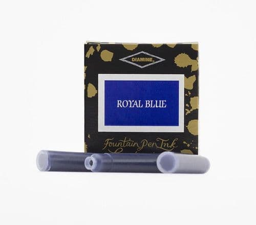 Diamine - Ink Cartridges - 6 Pack - Royal Blue