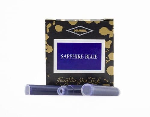 Diamine - Ink Cartridges - 6 Pack - Sapphire Blue