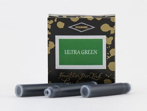 Diamine - Ink Cartridges - 6 Pack - Ultra Green
