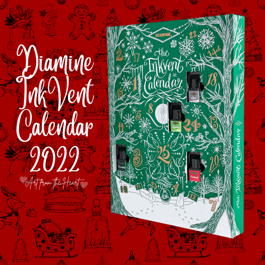 Diamine Inkvent Calendar 2022 Green Edition