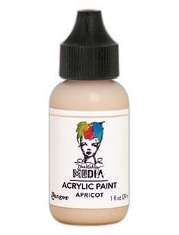 Dina Wakley Media - Acrylic Paints - 1oz Bottle - Apricot 