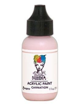 Dina Wakley Media - Acrylic Paints - 1oz Bottle - Carnation