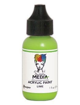 Dina Wakley Media - Acrylic Paints - 1oz Bottle - Lime