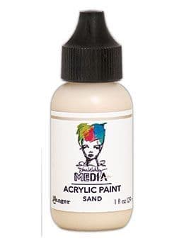 Dina Wakley Media - Acrylic Paints - 1oz Bottle - Sand 