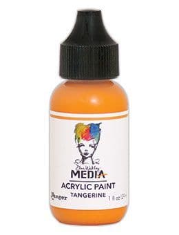 Dina Wakley Media - Acrylic Paints - 1oz Bottle - Tangerine