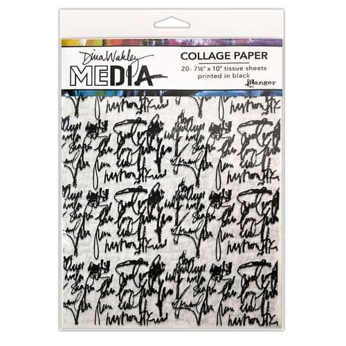 Dina Wakley Media - College Paper - Just Words