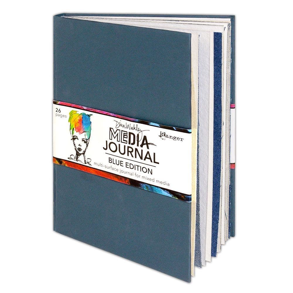 Dina Wakley Media - Media Journal - Blue Edition