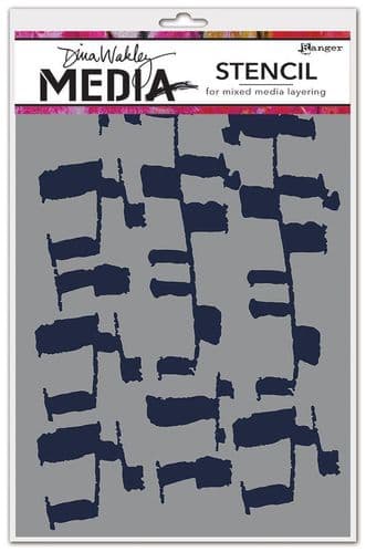 Dina Wakley Media - Stencil - Ladders