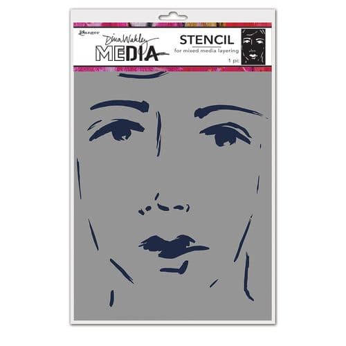 Dina Wakley Media - Stencil - She Sees