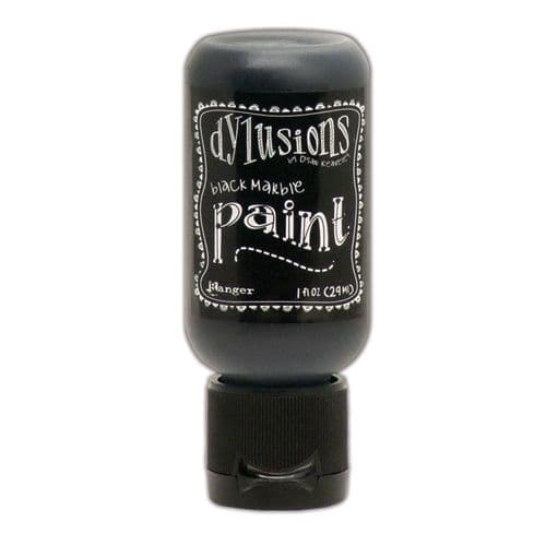 Dylusions - Acrylic Paint 1oz Bottle - Black Marble
