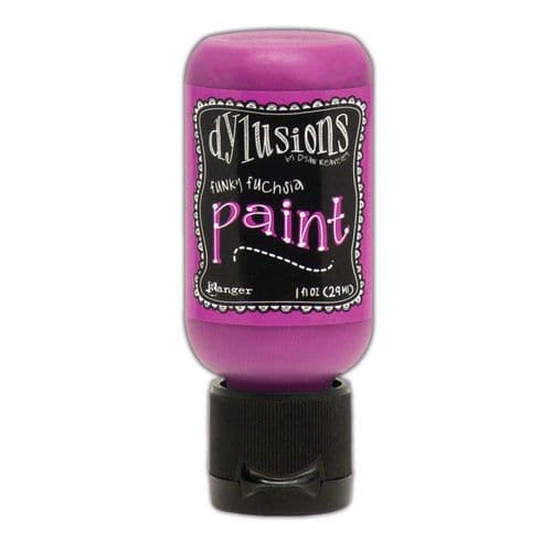 Dylusions - Acrylic Paint 1oz Bottle - Funky Fuchsia 