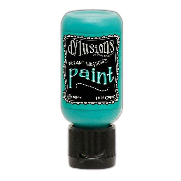 Dylusions - Acrylic Paint 1oz Bottle - Vibrant Turquoise