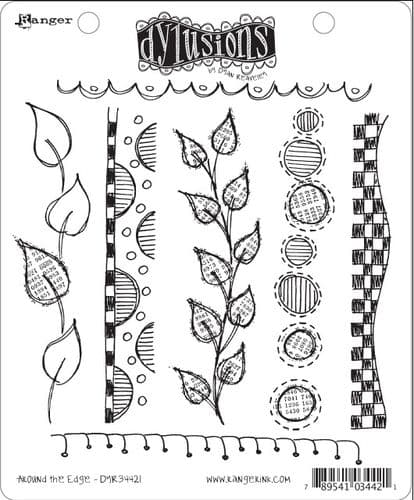 Dylusions - Rubber Stamps - Around the Edge