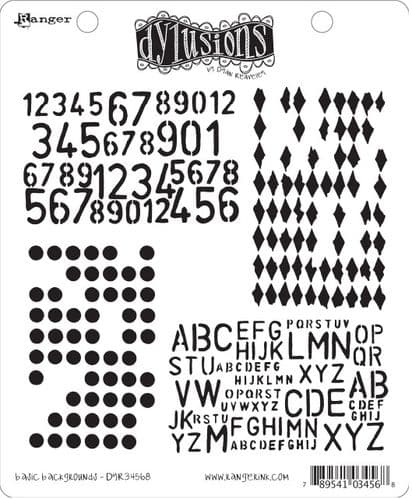 Dylusions - Rubber Stamps - Basic Backgrounds