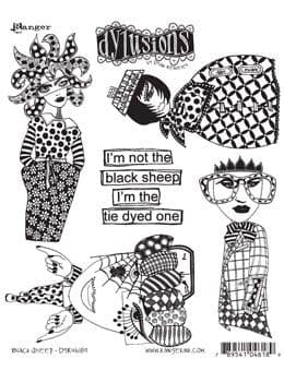 Dylusions - Rubber Stamps - Black Sheep