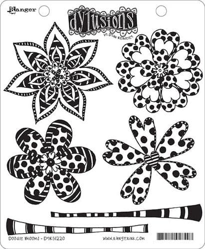 Dylusions - Rubber Stamps - Doodle Blooms