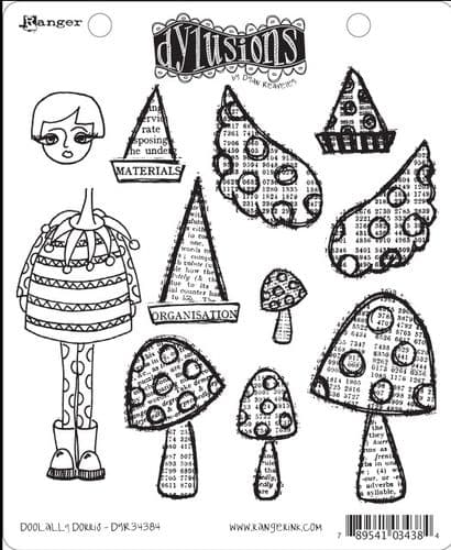 Dylusions - Rubber Stamps - Doolally Dorris
