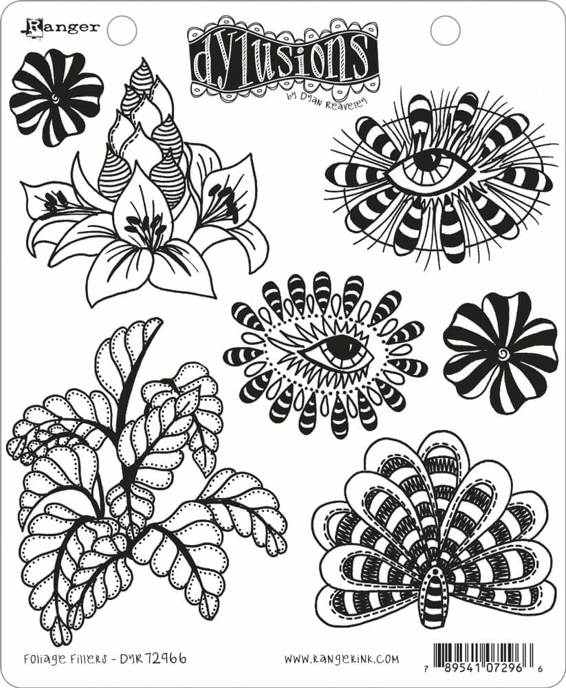 Dylusions - Rubber Stamps - Foliage Fillers