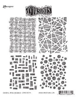 Dylusions - Rubber Stamps - Graphic Backgrounds
