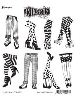 Dylusions - Rubber Stamps - Legs Eleven