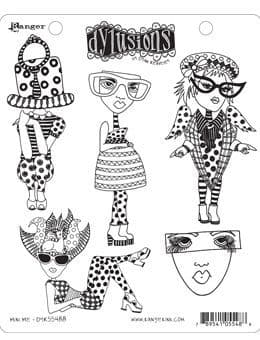 Dylusions - Rubber Stamps - Mini Me