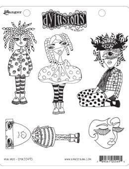 Dylusions - Rubber Stamps - Mini Moo