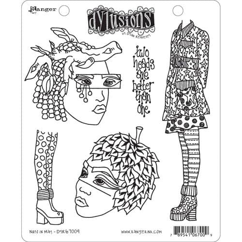 Dylusions - Rubber Stamps - Nuts in May 