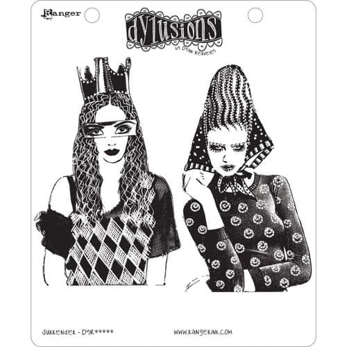 Dylusions - Rubber Stamps - Surrender