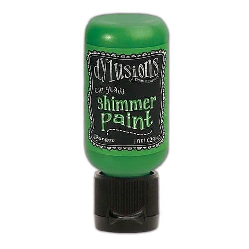 Dylusions - Shimmer Acrylic Paint - 1 oz Bottle - Cut Grass