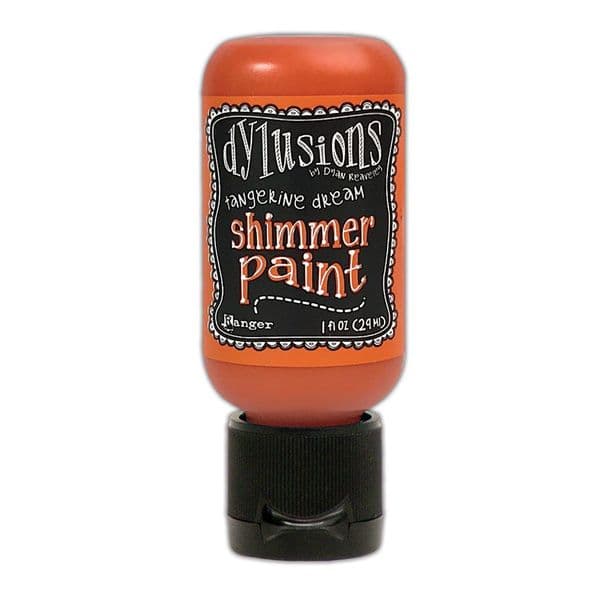 Dylusions - Shimmer Acrylic Paint - 1 oz Bottle - Tangerine Dream