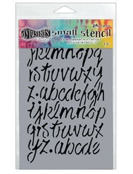 Dylusions - Stencil - 5x8" Modern Script