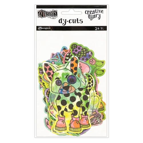 Dylusions - The Dyary Collection - Creative Dyary Die Cuts 4