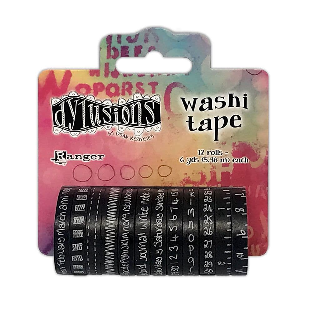 Dylusions - Washi Tape Set - Black 