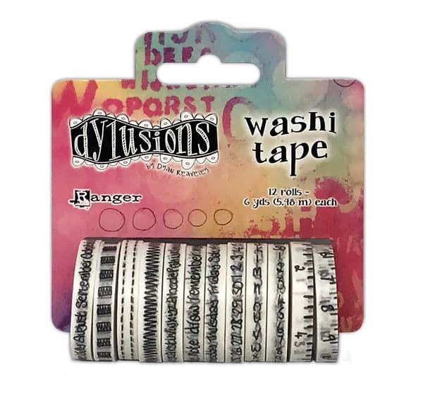 Dylusions - Washi Tape Set - White