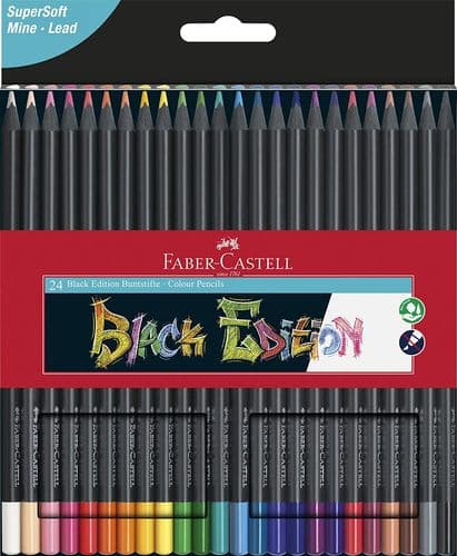 Faber Castell - Black Edition - Coloured Pencils - 24pack