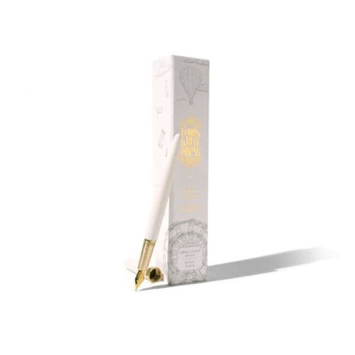 Ferris Wheel Press - Brush Fountain Pen - Crème Glacée - 14-Karat plated gold nib