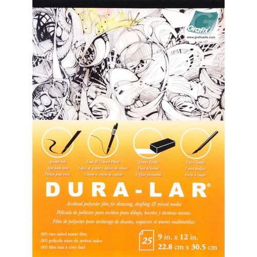 Grafix - Dura-Lar - Matte .005 Pad 9"X12"