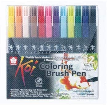 Koi - Colour Brush Set - 12pk