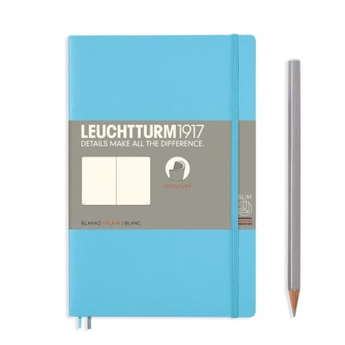 Leuchtturm 1917 - Notebook Composition (B6) - Soft Cover - Ice Blue