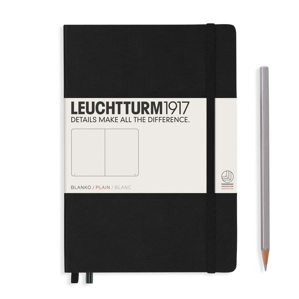 Leuchtturm 1917 - Notebook Medium (A5) - Hardcover - Black