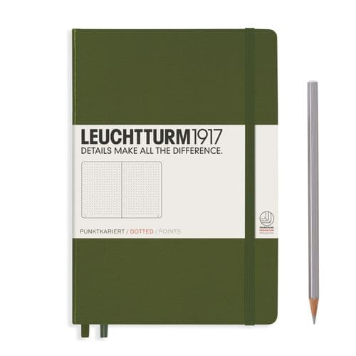 Leuchtturm 1917 - Notebook Medium (A5) - Hardcover - Army