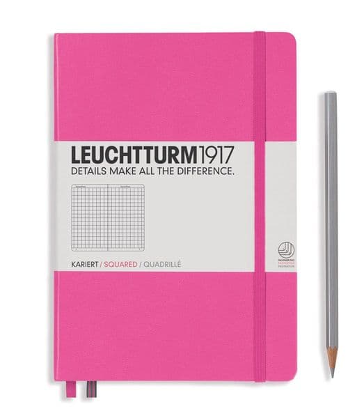 Leuchtturm 1917 - Notebook Medium (A5) - Hardcover - New Pink
