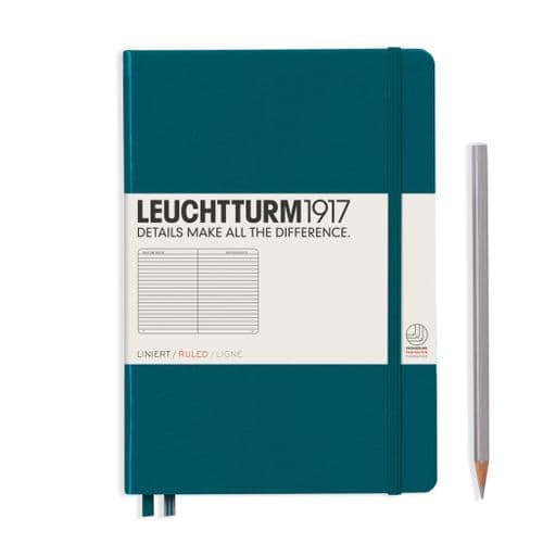 Leuchtturm 1917 - Notebook Medium (A5) - Hardcover - Pacific Green